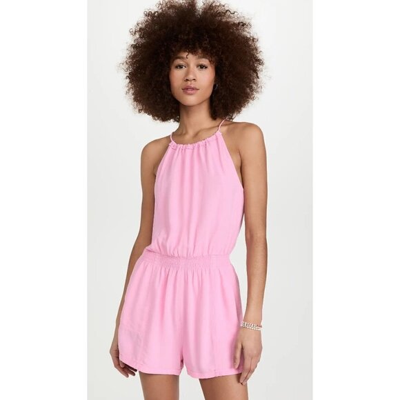 Splendid Hana Romper in Pink XSmall Womens Shorts Outfit - Picture 1 of 14